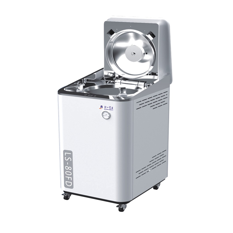 Alat Sterilisasi Uap Vertikal Flip-Top Otomatis